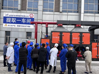 宝鸡药物提取车间废气处理喷淋塔+活性炭吸附+催化燃烧案例