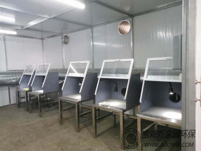 宝鸡西安长羽航空打磨房除尘器案例